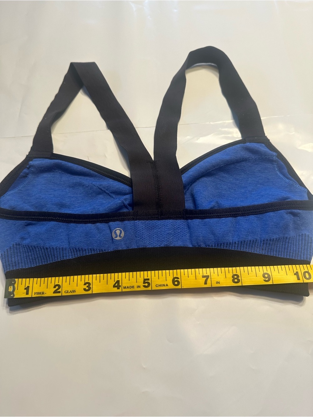 Lululemon Blue & Black Sports Bra